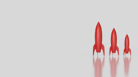 Rocket for Business concept 3d Rendering.の写真素材