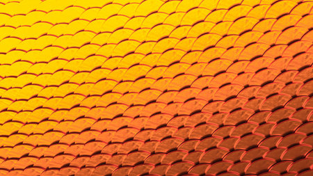 Gold scale for Abstract Background 3d Rendering.の写真素材