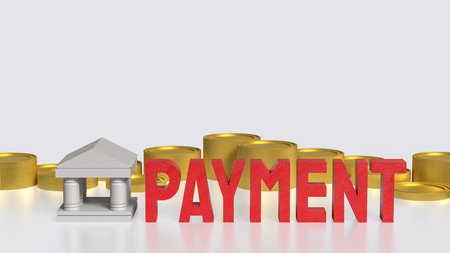 Bank and Payment  for Business concept 3d Rendering.の写真素材