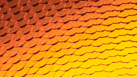 Gold scale for Abstract Background 3d Rendering.の写真素材