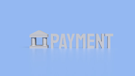Bank and Payment  for Business concept 3d Rendering.の写真素材