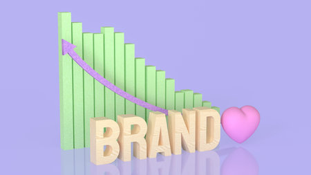 Brand for Product or marketing concept 3d Rendering.の写真素材