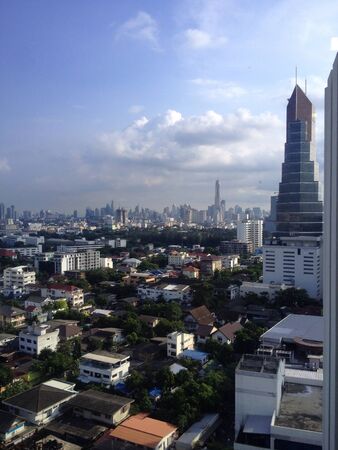 View of city from  window の素材