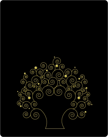 Abstract celtic tree vector のイラスト素材