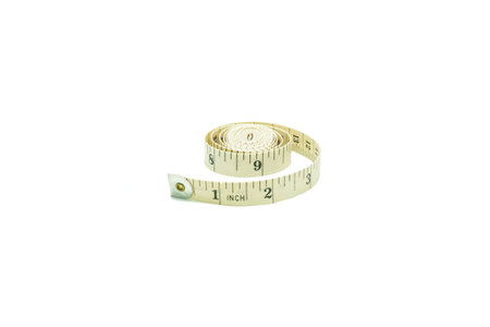 measuring tape isolated on white