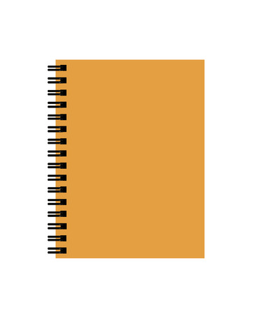  notebook isolated on whiteのイラスト素材