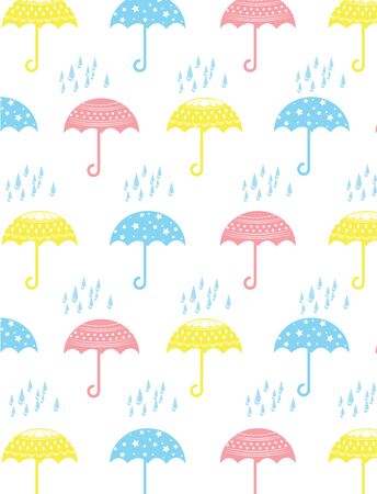 umbrella for backgroundのイラスト素材