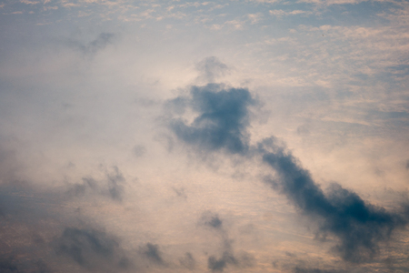 abstract of sky after sunset の写真素材