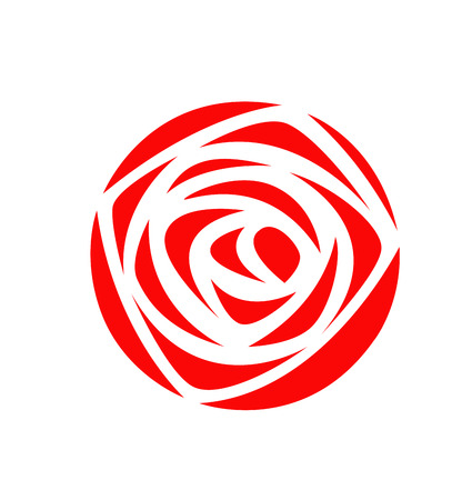 red rose icon   vectorのイラスト素材