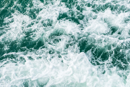 speed boat prop wash, white wake on ocean  wave,splash の写真素材