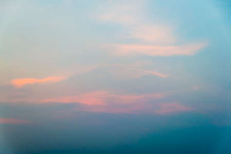 Colorful Twilight sky backgroundの写真素材