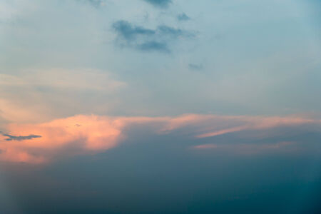 Colorful Twilight sky backgroundの写真素材