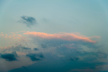 Colorful Twilight sky backgroundの写真素材