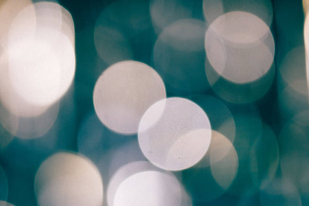 Abstract light bokeh as backgroundの写真素材