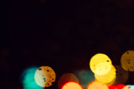 Bokeh light vintage backgroundの写真素材