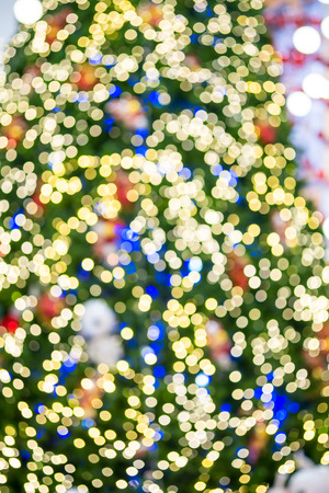 Abstract christmas bokeh for backgroundの写真素材