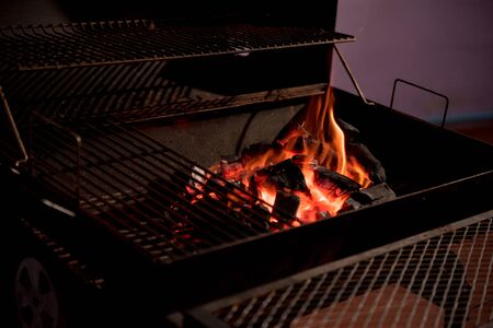 fireplace barbecueの写真素材