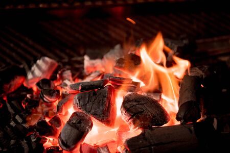 fireplace barbecueの写真素材