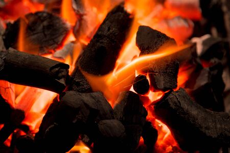 fireplace barbecueの写真素材