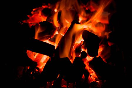 fireplace barbecueの写真素材