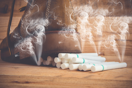 Smoking is harmful to lifeの写真素材