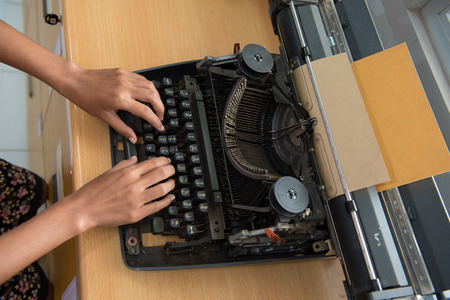 typewriterの写真素材