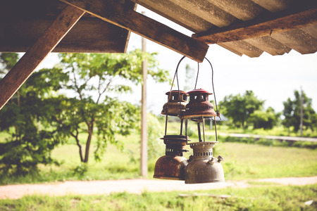 Antique lampsの写真素材