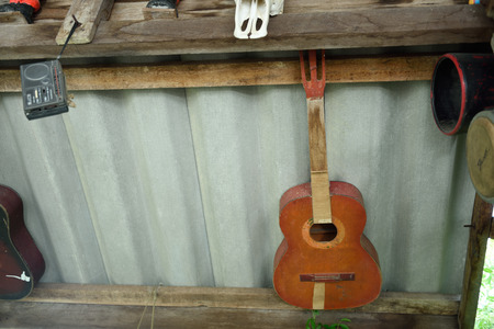 old guitarの写真素材