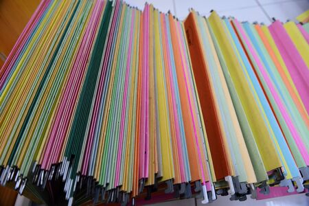 File folders in a filing cabinet,For document storageの写真素材