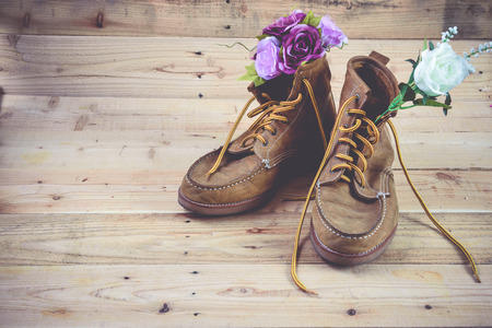 Vintage Shoesの写真素材