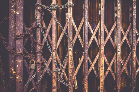 old steel door,Vintage Conceptの写真素材