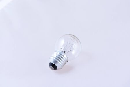 Light bulb, isolated on white.の写真素材