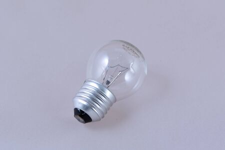 Light bulb, isolated on white.の写真素材