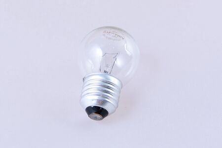 Light bulb, isolated on white.の写真素材