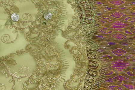 Thai silk,The hand-made productsの写真素材