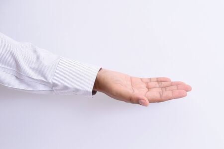 Hands of businessmen and moneyの写真素材