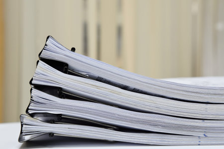 Archive files,For filing and searching for documents.の写真素材