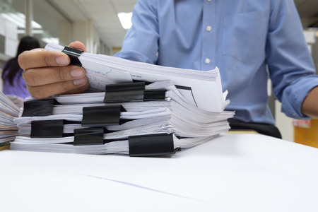 a file folder with documents and important document,Business Conceptの写真素材