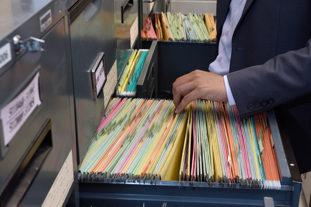 Office files,An Extremely Easy-To-Use Filing Systemの写真素材