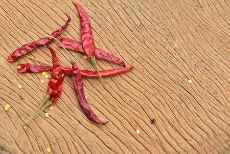 spices thai food on wood backgroundの写真素材