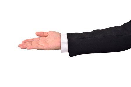 business hand, isolate backgroundの写真素材