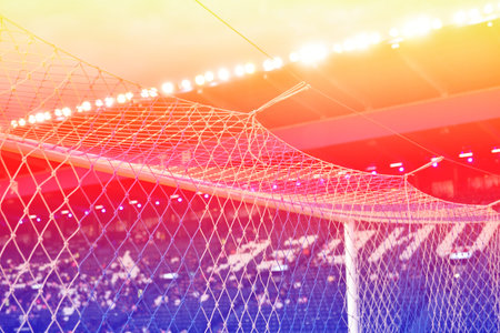 football field,Football field for competitionの写真素材