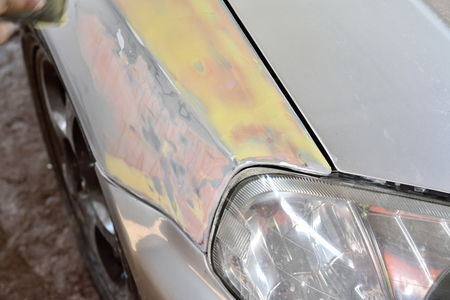 Garage paintの写真素材