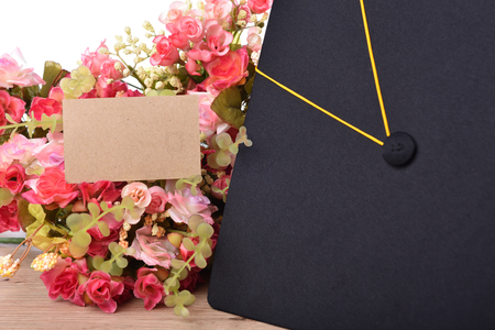 Congratulations cards for university graduatesの写真素材