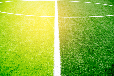 Green grass used for football matches.の写真素材