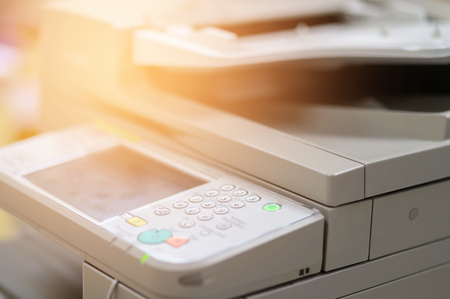 Copier keys for data entryの写真素材