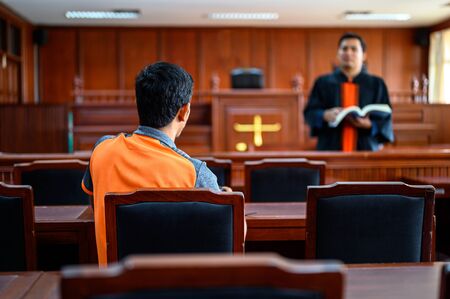 The court room considered cases related to various cases.の写真素材