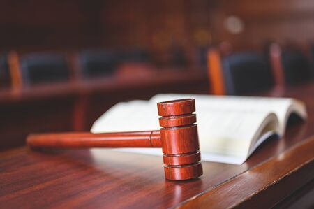 The court room considered cases related to various cases.の写真素材
