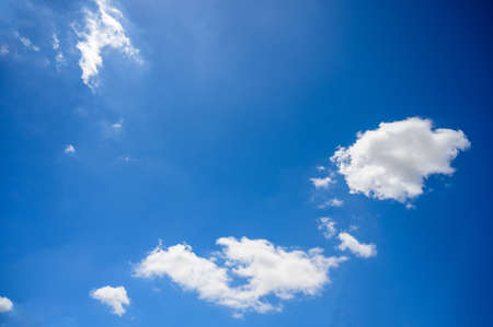 Landscape of Cloudy Sky clear beauty atmosphere summer day abstract backgroundの写真素材