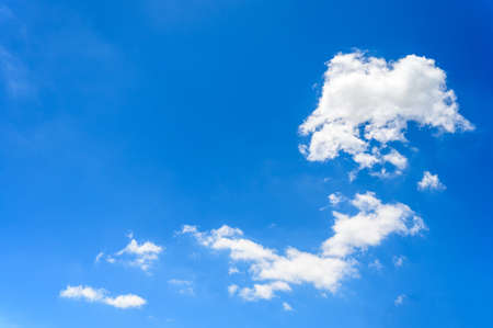 Landscape of Cloudy Sky clear beauty atmosphere summer day abstract backgroundの写真素材